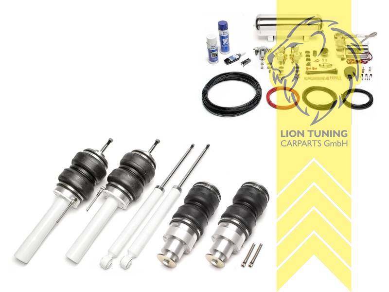 11,5L Tank chrom / ViAir Kompressor chrom, fest, weiss, auch für Allrad Modelle, Stahl verzinkt, Eintragungspflichtig / Teilegutachten wird nach Kauf spezifisch ausgestellt
